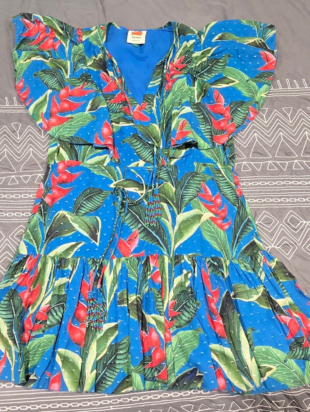 Farm Rio Dream Garden Mini Dress Size XS